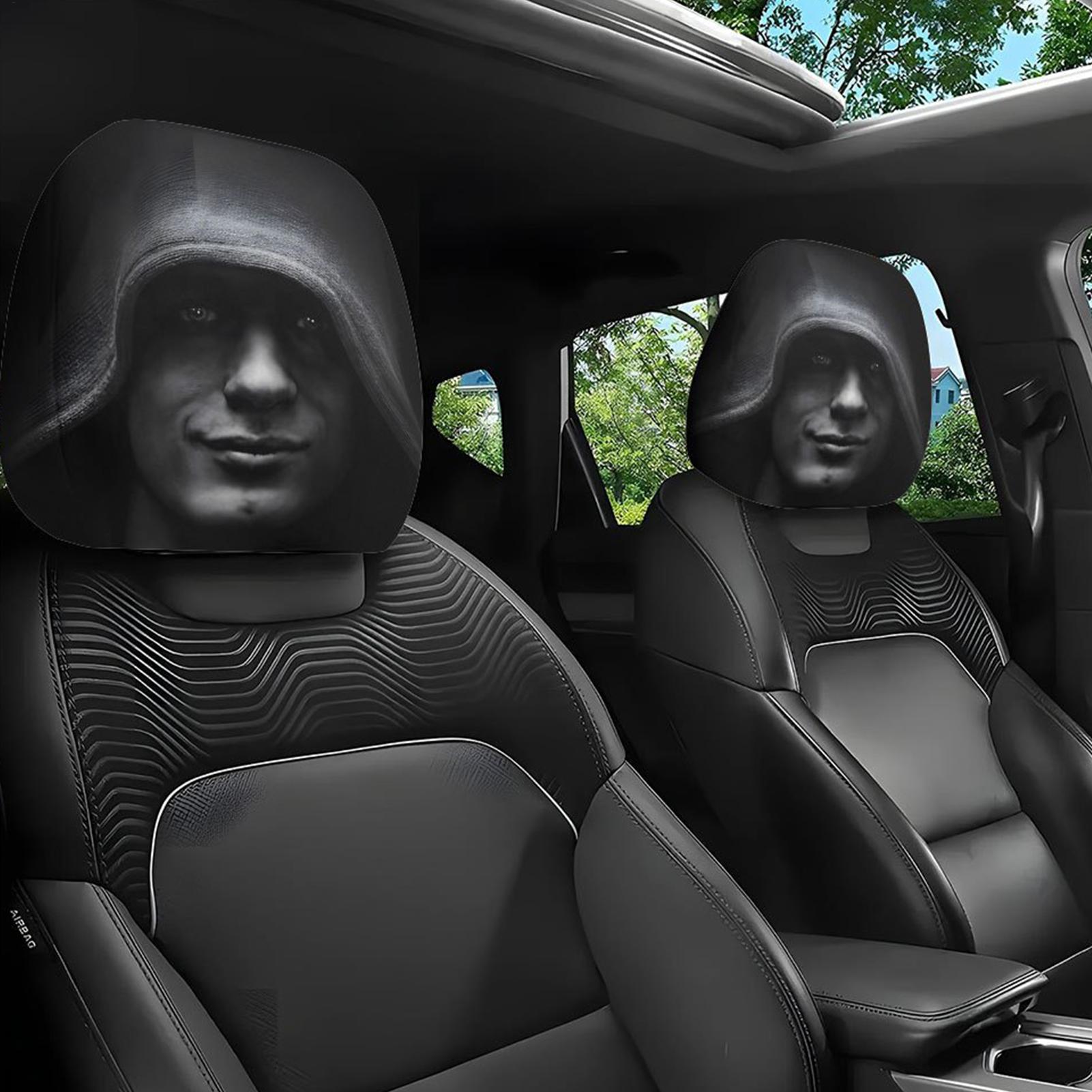 Car Headrest Funny Cover Acces - Tech Accessories For Car review and price