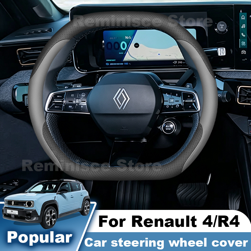 Leather Car Steering Wheel Cov - Tech Accessories Renault review and price