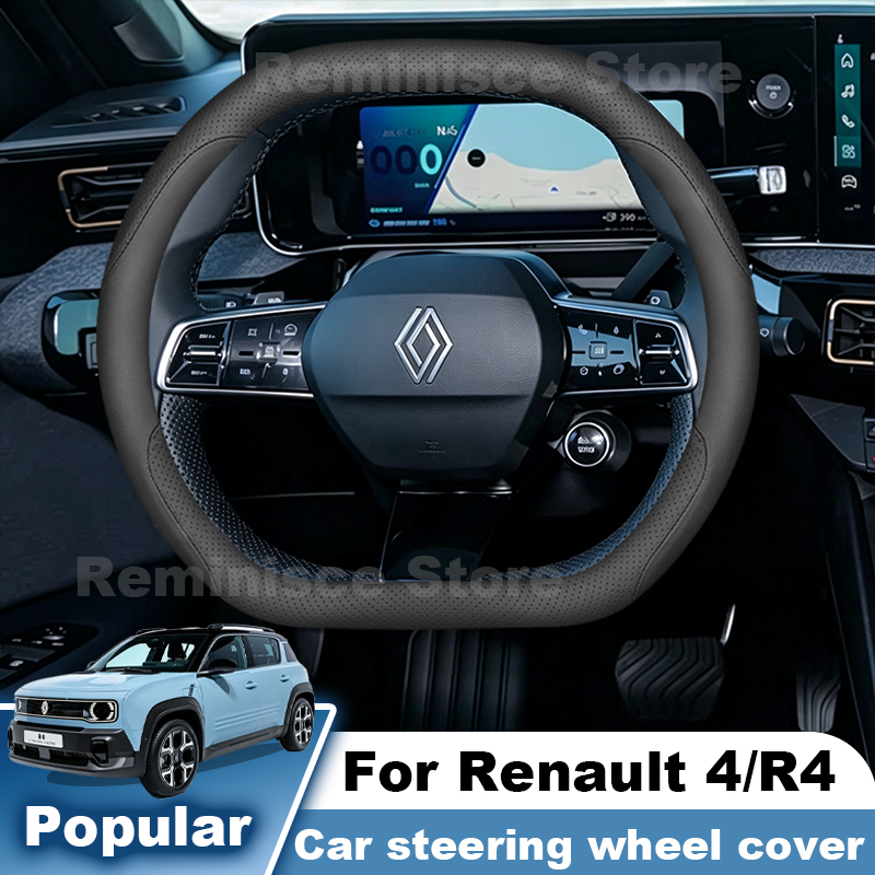 Leather Car Steering Wheel Cov - Tech Accessories Renault review and price