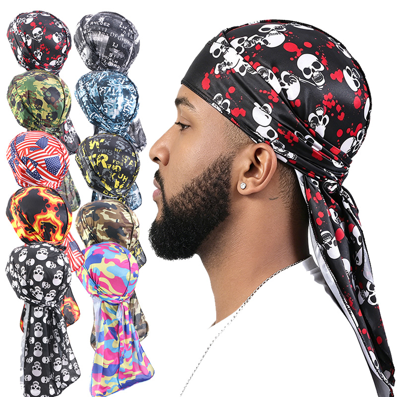 3PCS Fashion Long Tail Durag C - Tech Accessories For Men review and price