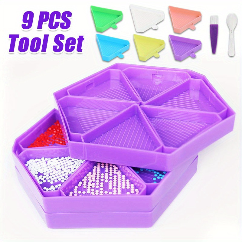 9PCS New Diamond Painting Tray - Useful Tech Accessories review and price