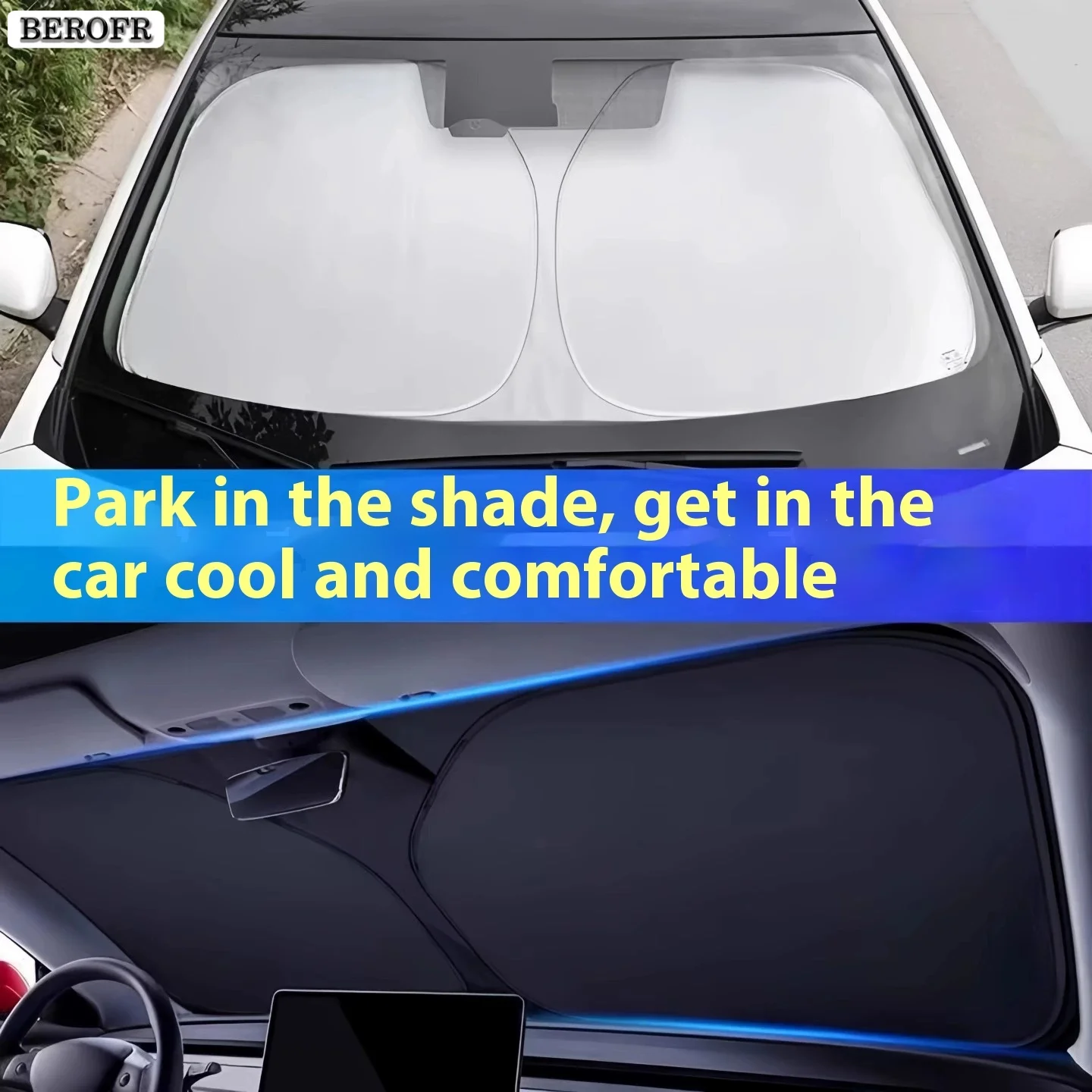 Car Windshield Sunshade For Re - Tech Accessories Renault review and price